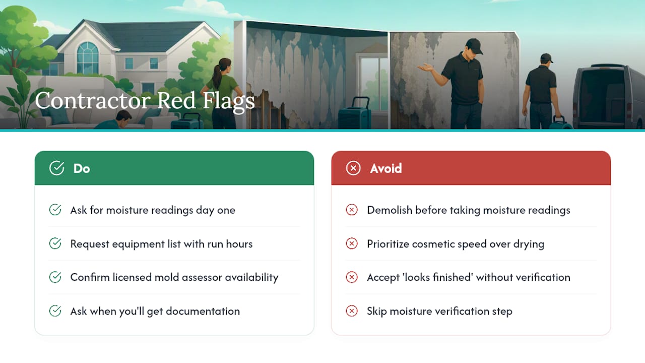 What Contractor Red Flags Should You Watch For? — overview diagram